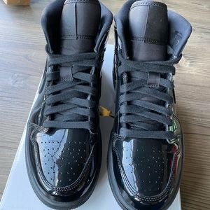 Nike Air Jordan 1 Mid “Triple Black” w/ BOX